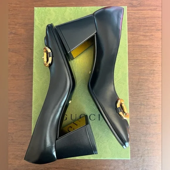 Gucci Horsebit Block Heel Pump - Picture 5 of 7
